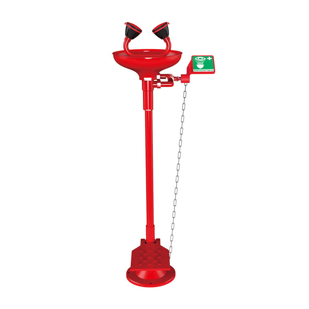 Vertical dual mouth eye wash KC 3
